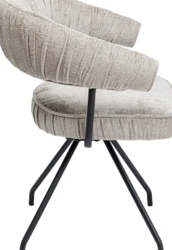 KARE24.se Snurrstol Arabella - Silvergrå - KARE Design Hot