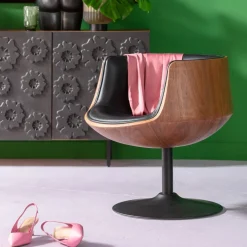 KARE24.se Snurrstol Club Walnut - KARE Design Discount