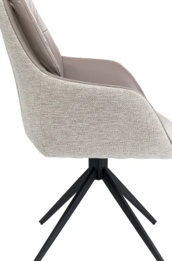 KARE24.se Snurrstol med Armstöd Amira - Greige - KARE Design Discount