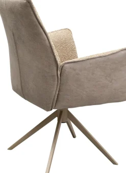 KARE24.se Snurrstol med Armstöd Liverpool - Greige - KARE Design