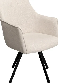 KARE24.se Snurrstol med Armstöd Modino - Cream - KARE Design