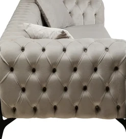 KARE24.se Soffa Bellissima - Beige, 3-Sits - KARE Design Outlet