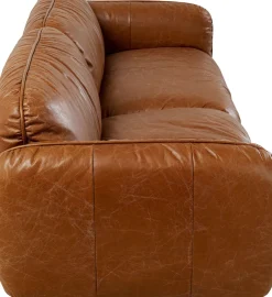KARE24.se Soffa Calgary - Brun, Läder, 226cm - KARE Design Sale