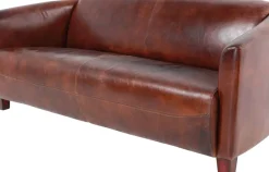 KARE24.se Soffa Cigar Lounge - Brun Läder, 3-Sits - KARE Design Online