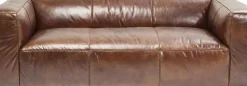 KARE24.se Soffa Cubetto - Brun Läder, 3-Sits - KARE Design New