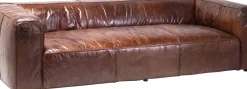 KARE24.se Soffa Cubetto - Brun Läder XL, 3-Sits - KARE Design Clearance