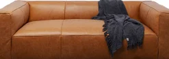 KARE24.se Soffa Cubetto Smart - Ljusbrunt Läder, 220cm - KARE Design