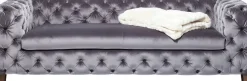 KARE24.se Soffa Desire - Grå Sammet, 3-Sits - KARE Design Clearance