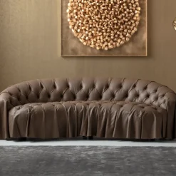 KARE24.se Soffa Drapes - Läder, 226cm - KARE Design Online