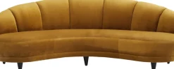 KARE24.se Soffa Dschinn - Bärnsten Sammet, 3-Sits - KARE Design Best