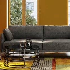 KARE24.se Soffa Edna - Brun 3-sits - KARE Design