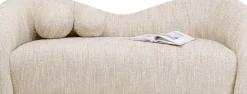 KARE24.se Soffa Livia Melange - Cream, 201cm - KARE Design Online