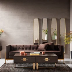 KARE24.se Soffa Loft - Brun, 3-Sits - KARE Design Online