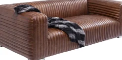 KARE24.se Soffa Malibu - Brun Läder, 3-Sits - KARE Design Discount