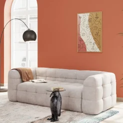 KARE24.se Soffa Salamanca - 3-sits, Creme, 240cm - KARE Design New