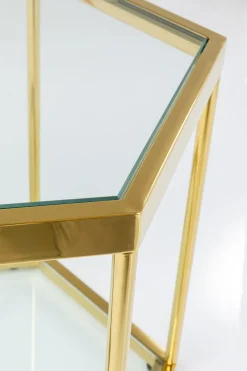 KARE24.se Soffbord Comb - Guld/Glas, 45cm - KARE Design Outlet