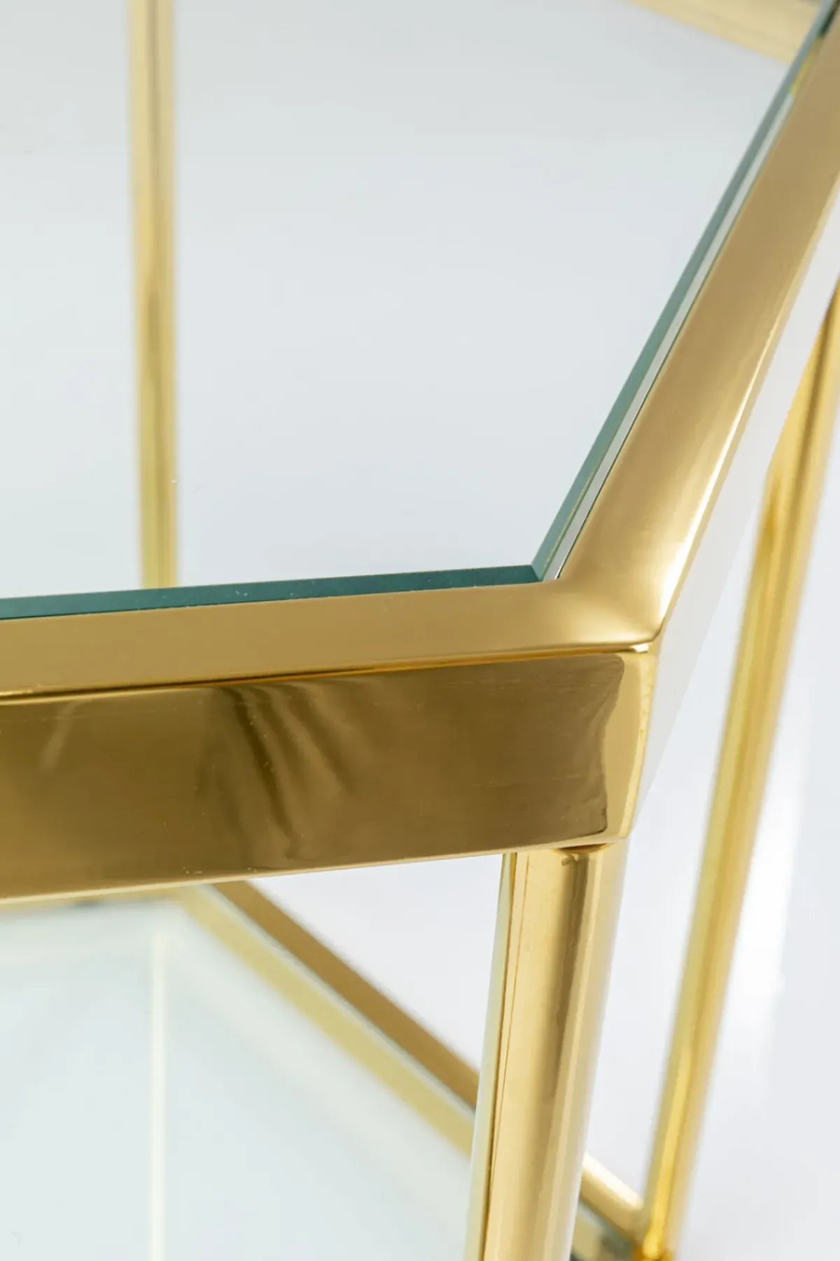 KARE24.se Soffbord Comb - Guld/Glas, 45cm - KARE Design Outlet