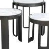 KARE24.se Soffbord Perelli - Set med 3 Sidobord - Svart - KARE Design New