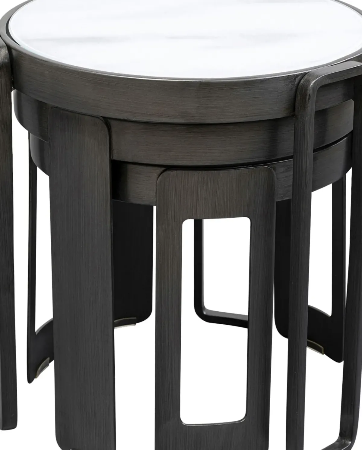 KARE24.se Soffbord Perelli - Set med 3 Sidobord - Svart - KARE Design New