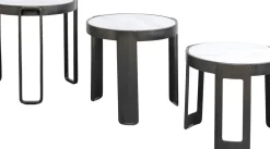 KARE24.se Soffbord Perelli - Set med 3 Sidobord - Svart - KARE Design New
