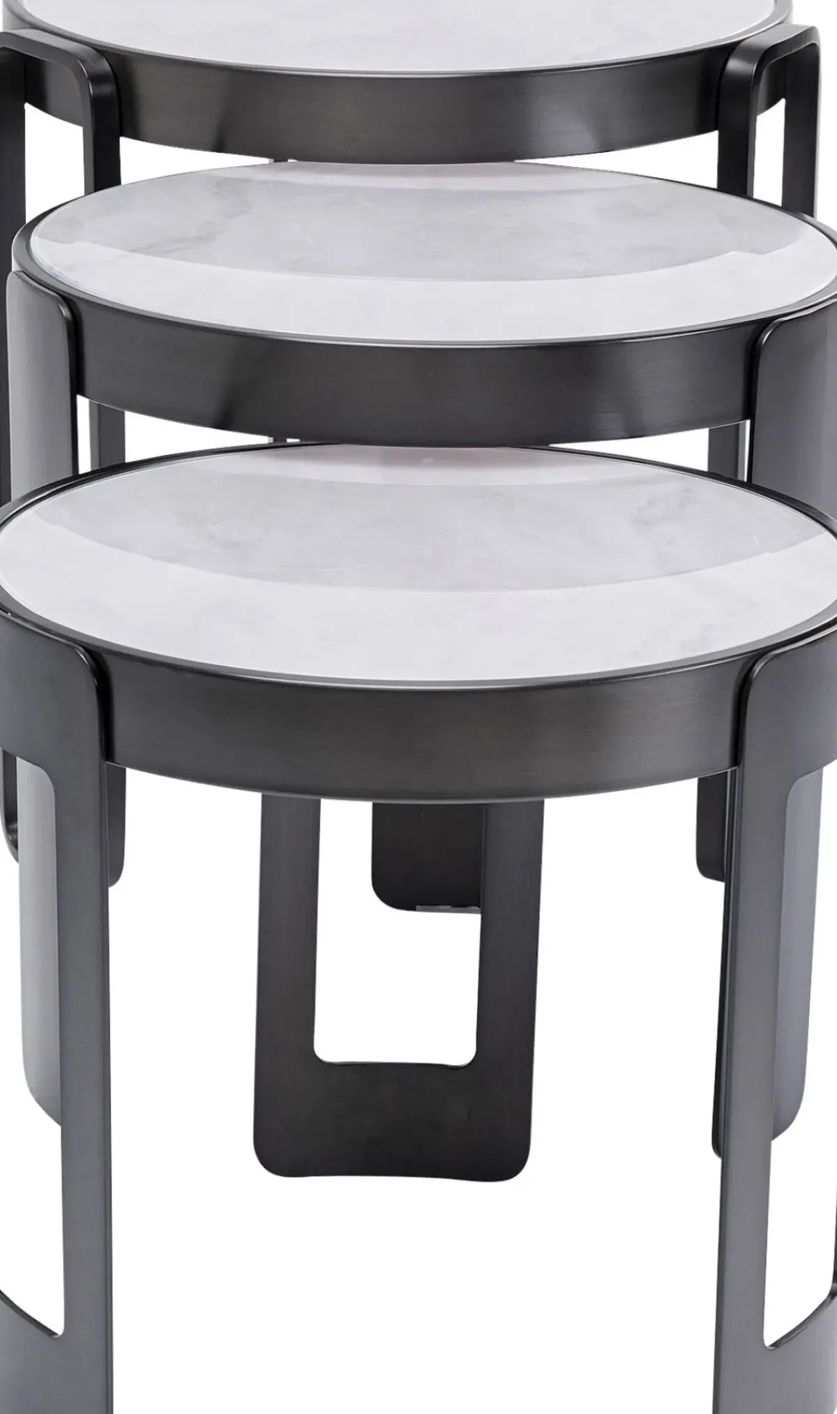 KARE24.se Soffbord Perelli - Set med 3 Sidobord - Svart - KARE Design New