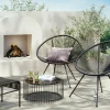KARE24.se Soffbord Wire Live Rund - Svart/Glas, Ø60cm - KARE Design Hot