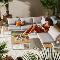 KARE24.se Soffgrupp Trädgård Holiday - Vit - KARE Design Online