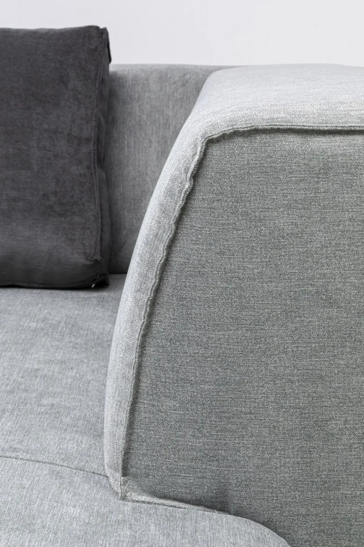 KARE24.se Soffmodul Infinity - Grå Höger, 182cm - KARE Design Discount