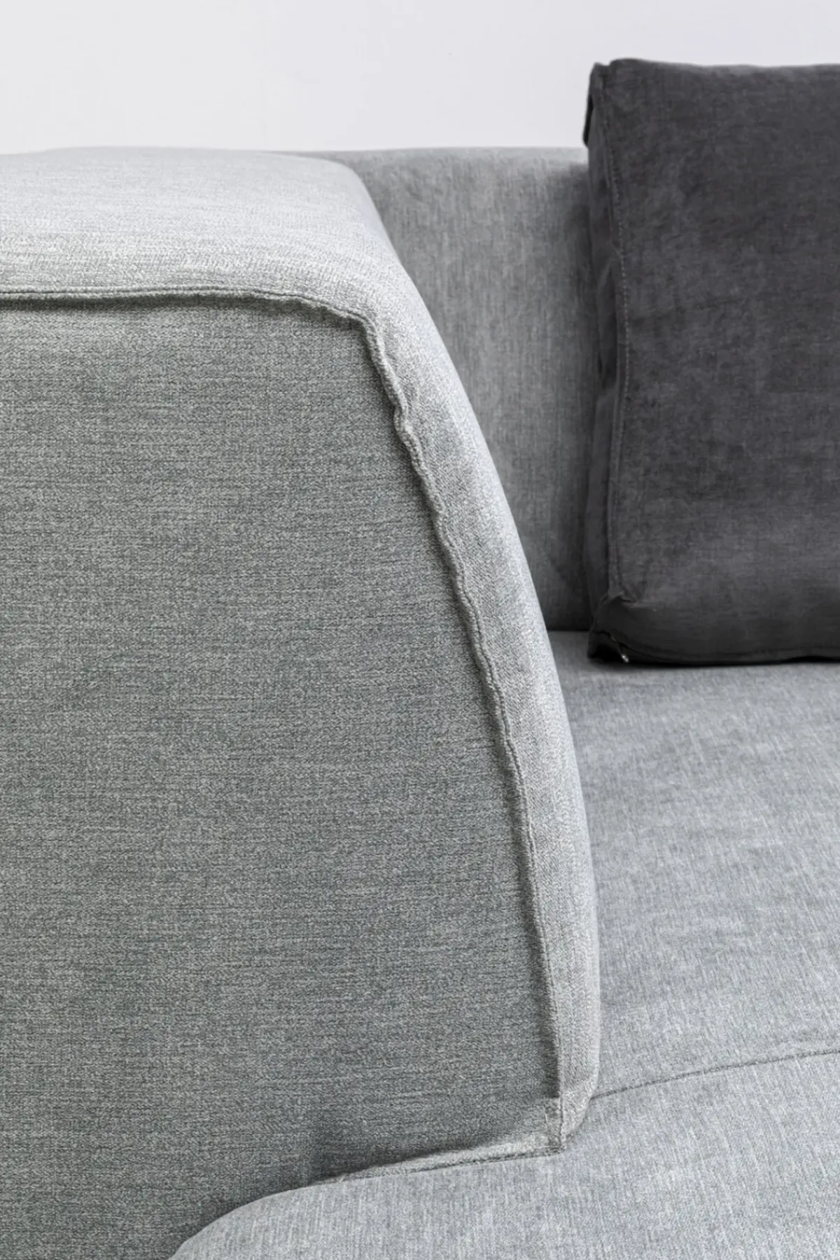 KARE24.se Soffmodul Infinity - Grå Vänster, 182cm - KARE Design Outlet