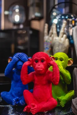 KARE24.se Sparbössa Monkey Mizaru Blå - KARE Design Clearance