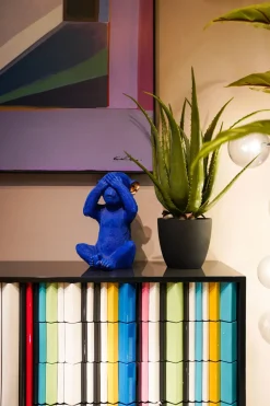 KARE24.se Sparbössa Monkey Mizaru Blå - KARE Design Clearance