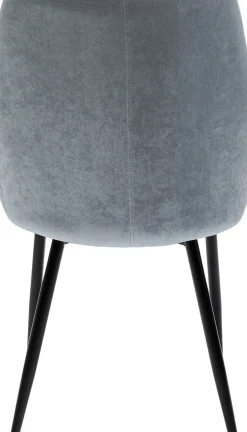 KARE24.se Stol East Side - Grå Sammet, Svarta Ben, XL - KARE Design New