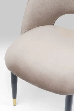 KARE24.se Stol Iris - Sammet Beige - KARE Design Outlet