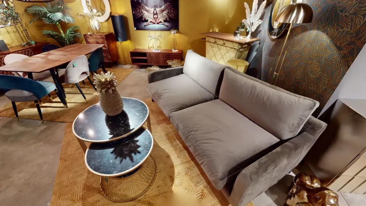 KARE24.se Stol Iris - Sammet Beige - KARE Design Outlet
