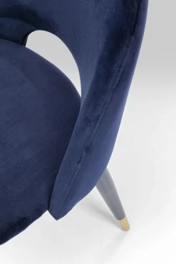 KARE24.se Stol Iris - Sammet Blå, 2 set - KARE Design Sale