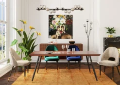 KARE24.se Stol Iris - Sammet Blå, 2 set - KARE Design Sale