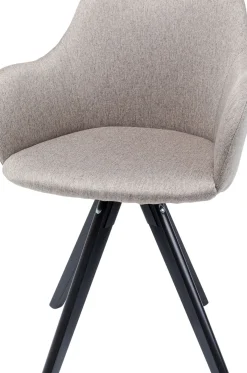 KARE24.se Stol Lady Loco - Snurrstol med armstöd, Taupe - KARE Design Sale