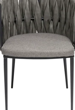 KARE24.se Stol med armstöd Cheerio Grå incl. Dyna - KARE Design Hot