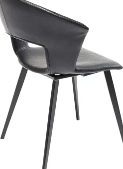KARE24.se Stol Reunion - Svart Konstläder - KARE Design