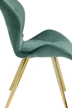 KARE24.se Stol Viva - Grön Sammet/Mässing - KARE Design Online