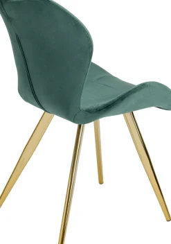 KARE24.se Stol Viva - Grön Sammet/Mässing - KARE Design Online