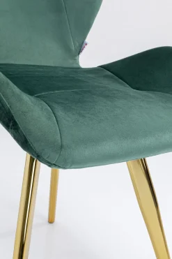 KARE24.se Stol Viva - Grön Sammet/Mässing - KARE Design Online