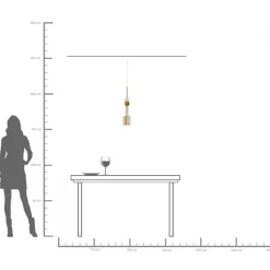 KARE24.se Taklampa Candy Bar - Guld, Ø13cm - KARE Design Outlet
