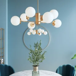 KARE24.se Taklampa Heavenly - Mässing/Vit, Ø98cm - KARE Design Hot