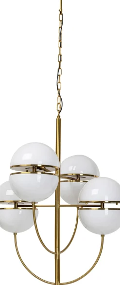 KARE24.se Taklampa Leisha - Mässing/Opalfärgat Glas, 4 Klot - KARE Design Sale