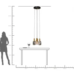 KARE24.se Taklampa Lobby Quattro, Ø50cm - KARE Design Discount