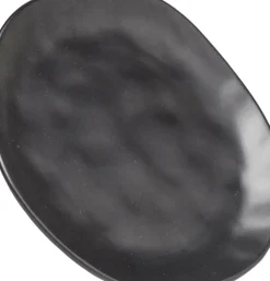 KARE24.se Tallrik Organic - Stengods Svart Ø20cm - KARE Design Hot