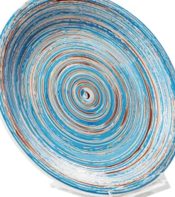 KARE24.se Tallrik Swirl Blå Ø19cm - KARE Design Hot