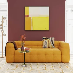 KARE24.se Tavla Abstract Shapes - Gul, 113x113cm - KARE Design