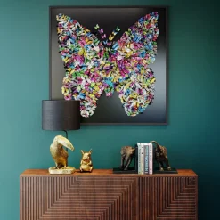 KARE24.se Tavla Farfalla, 120x120cm - KARE Design Outlet